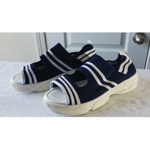 Comfy Blue & White Sandals For Women